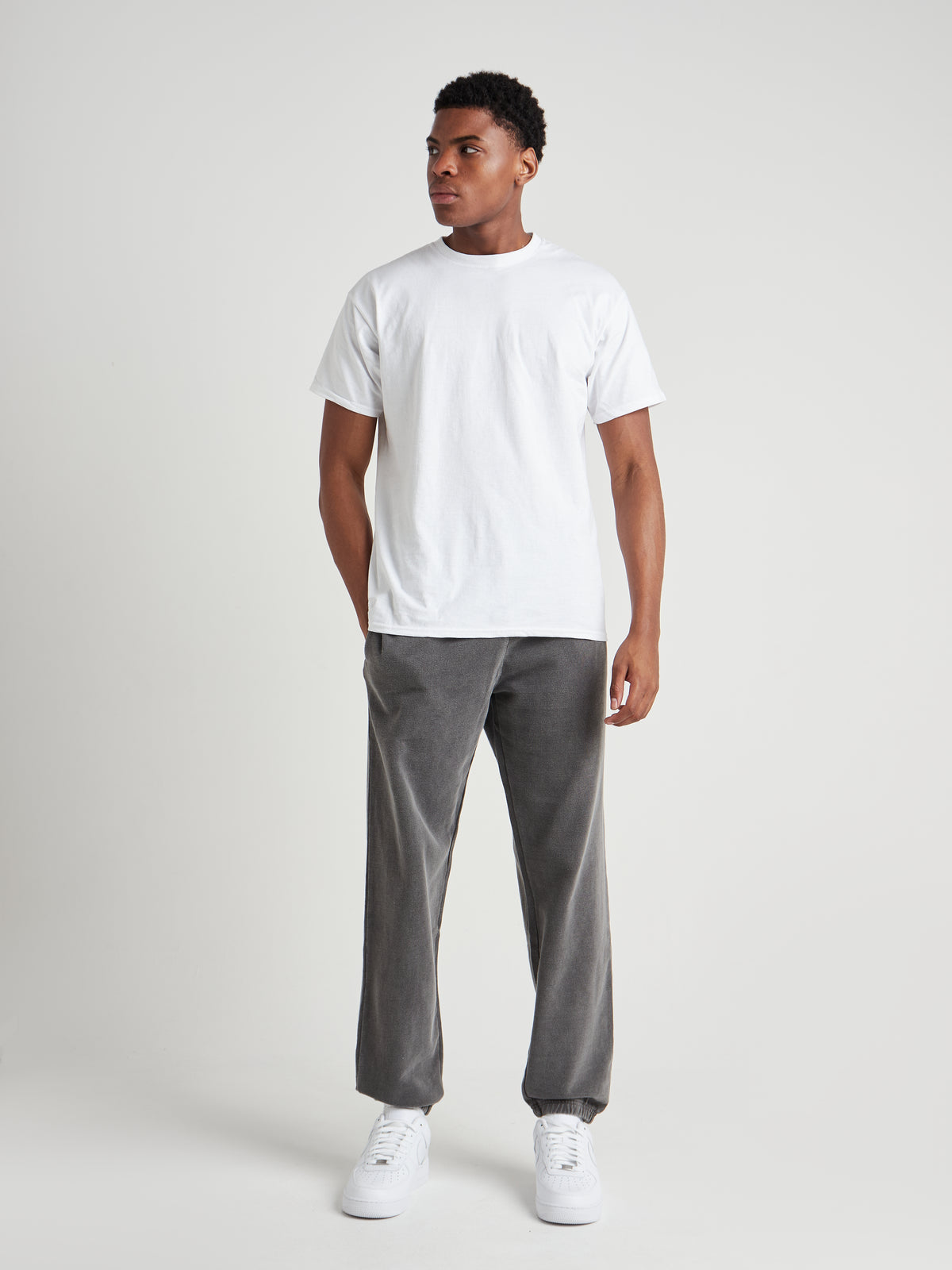Relaxed Sculpted Cuff Jogger - Vintage Charcoal Wash