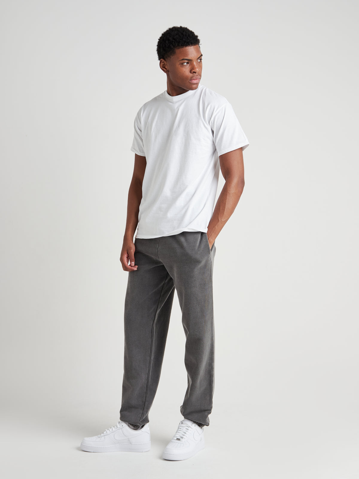 Relaxed Sculpted Cuff Jogger - Vintage Charcoal Wash-3