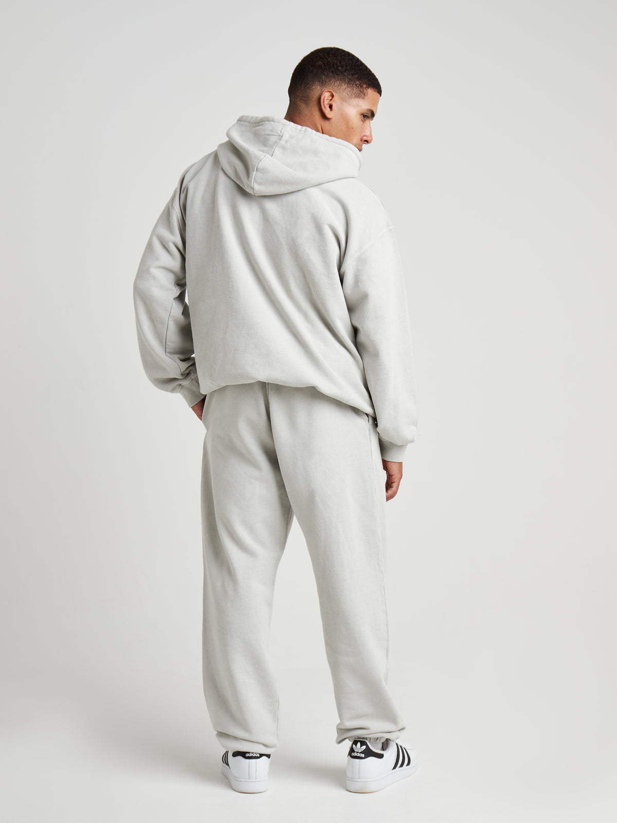 Relaxed Sculpted Cuff Jogger - Silver Birch Wash-6
