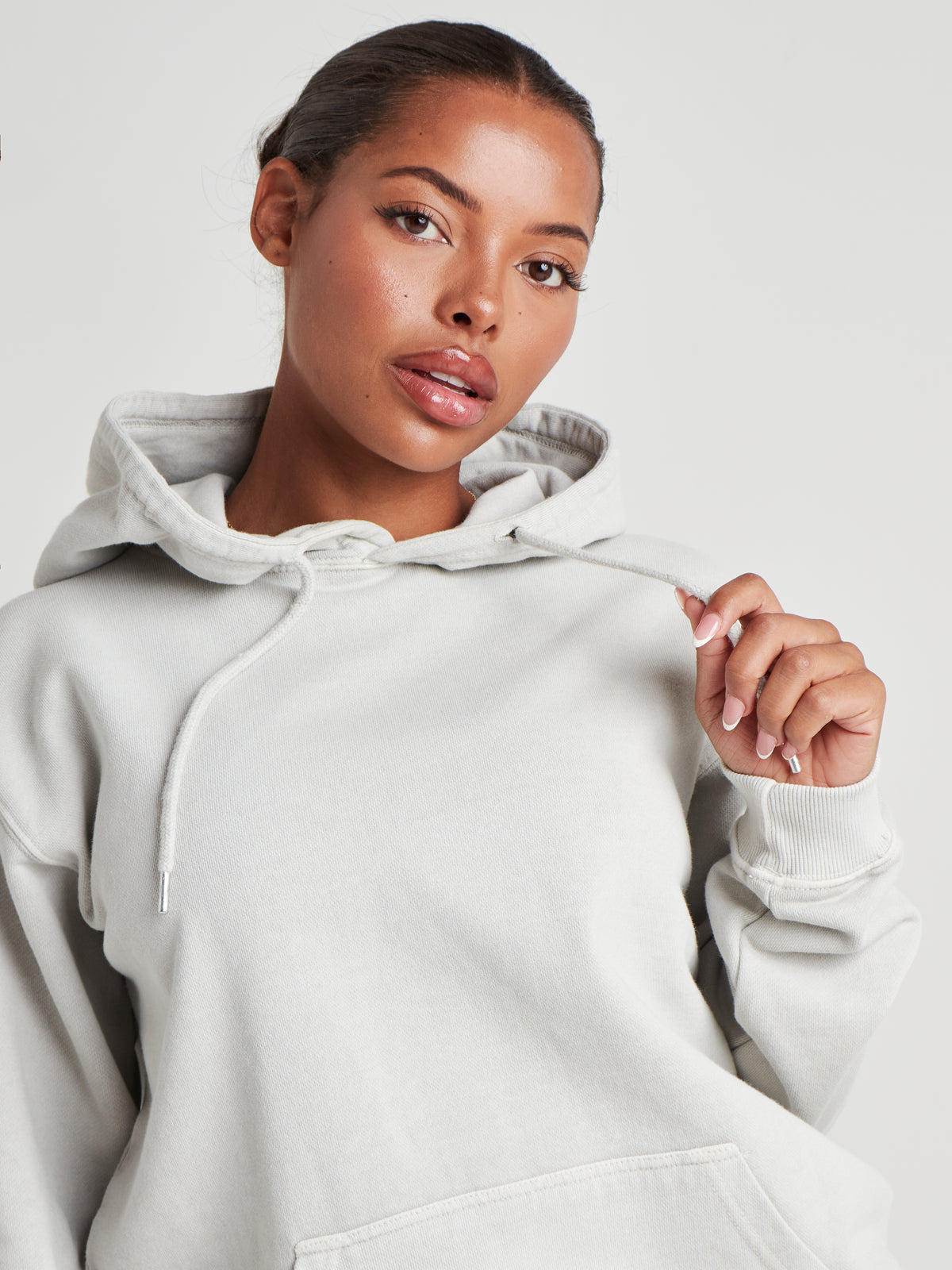 Relaxed Washed Pullover Hoodie - Silver Birch Wash