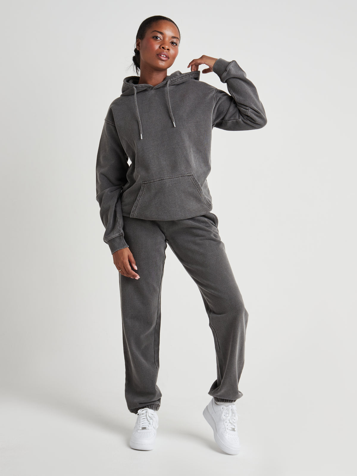 Relaxed Sculpted Cuff Jogger - Vintage Charcoal Wash-2