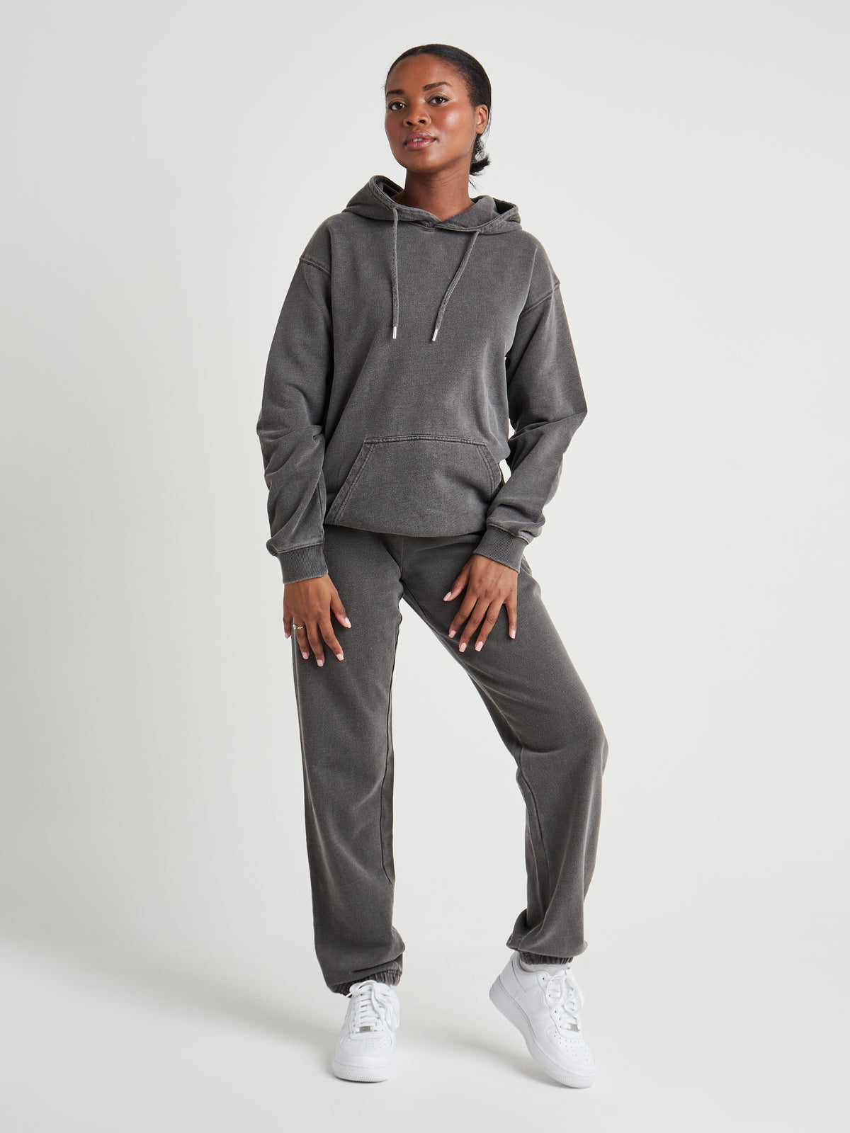 Relaxed Sculpted Cuff Jogger - Vintage Charcoal Wash-6