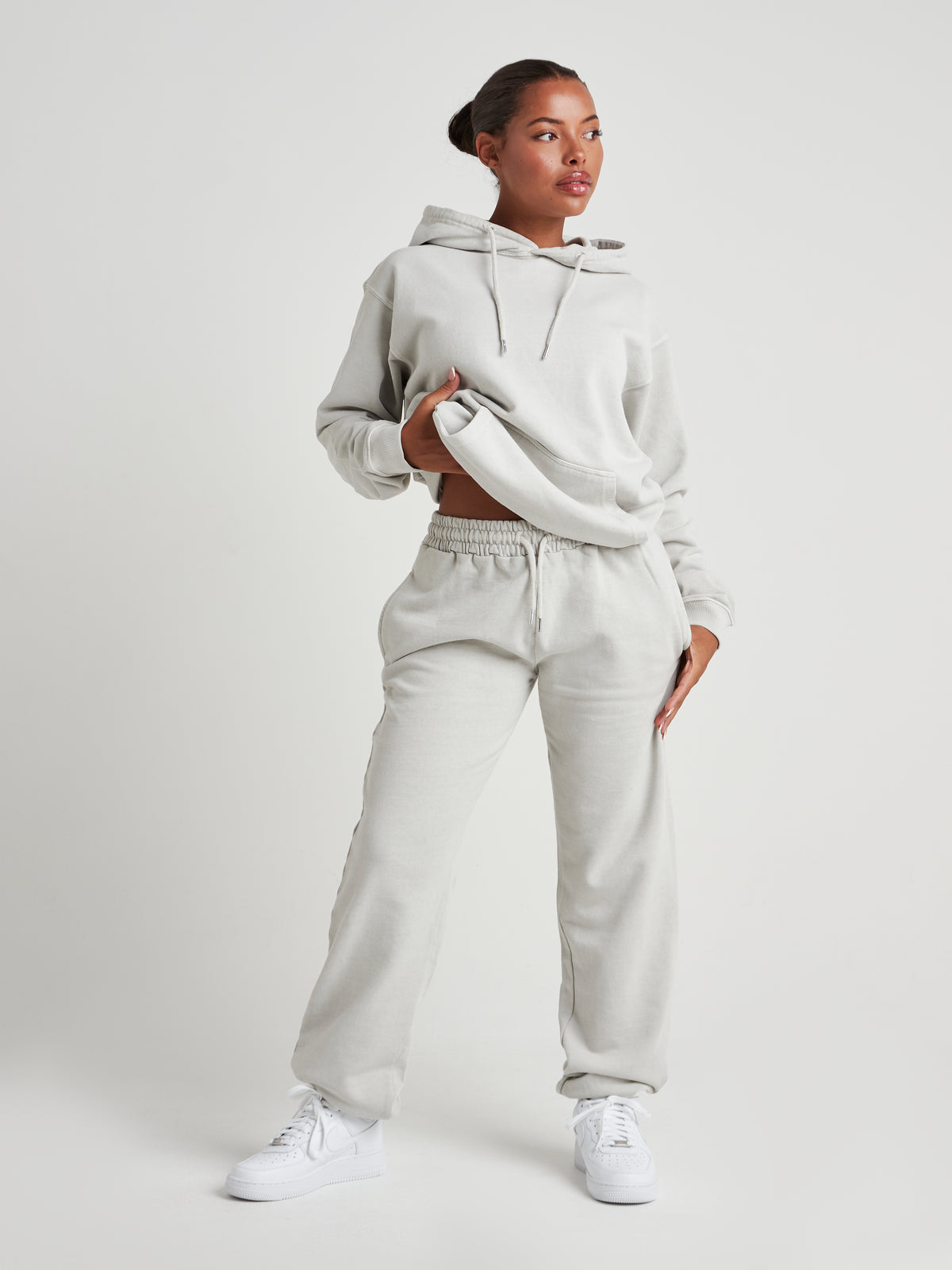 Relaxed Sculpted Cuff Jogger - Silver Birch Wash-3